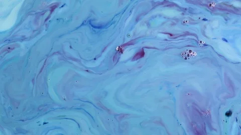 Acrylic texture with marbling blue background Stock-Footage 107940689