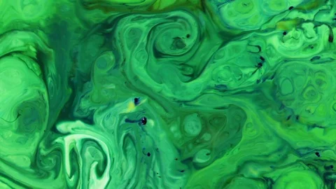 Acrylic texture with marbling green background Stock-Footage 88800976