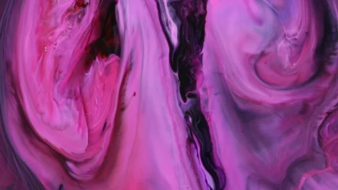 Acrylic texture with marbling red background Video stock 93877470