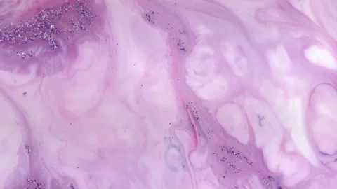 Acrylic texture with pink marbling background Stock Footage 138684825