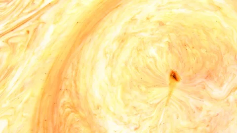 Acrylic texture with yellow marbling background Vídeo Stock 129072354