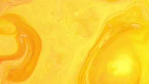 Acrylic texture with yellow marbling background Vídeo Stock 137812430
