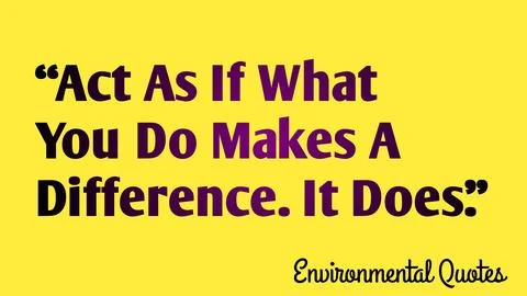 Act as if what you do makes a difference. It does. イラスト素材