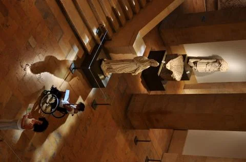 Act in the Museum Stock Photos