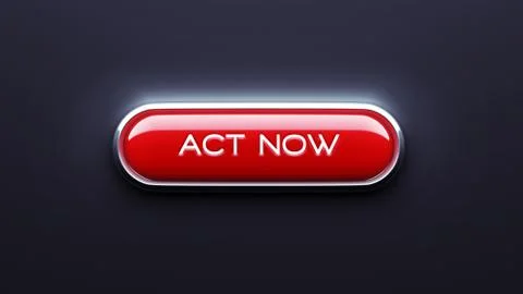 Act now button Stock Illustration