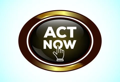 Act now button. Suitable for mobile app, and website UI design. イラスト素材