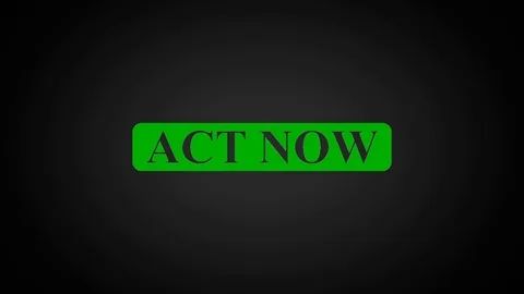 Act now  text banner intro outro Vídeo Stock 80451850
