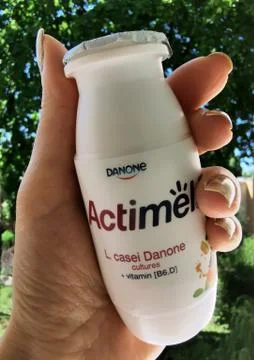 Actimel yogurt Stock Photos