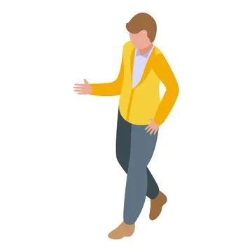 Acting skill icon isometric vector. Drama education Illustrazione stock