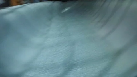 Action Cam on the waterslide, Yellow Stock Footage 94241876