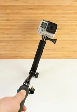 Action Camera and Accessories Stock Photos
