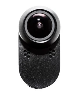 Action camera with case on white background Stock-Fotos