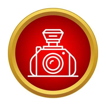 Action camera icon representing video recording technology Stock Illustration