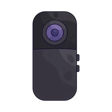 Action camera illustration Stock Illustration