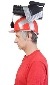 Action Camera Nerd Stock Photos