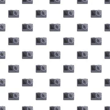 Action camera pattern creating a seamless background design イラスト素材