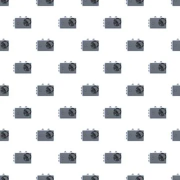 Action camera pattern creating seamless technology background イラスト素材