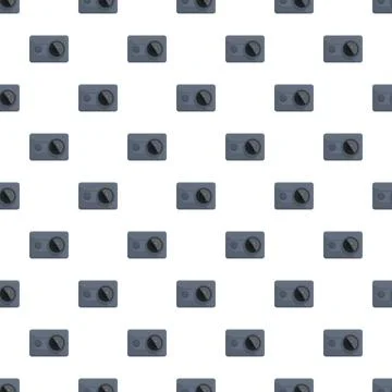 Action camera pattern creating a seamless background design Stock Illustration