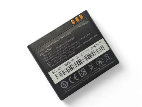 Action camera rechargeable batteries Stock Photos