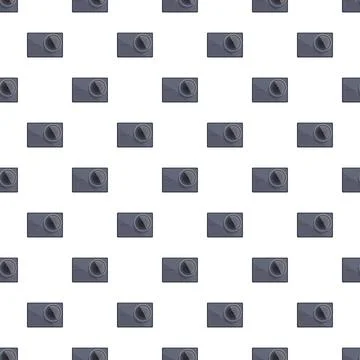 Action camera repeating pattern on white background Stockillustratie