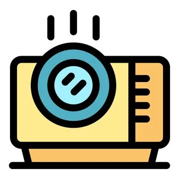 Action camera showing flashing light emitting signal Stock Illustration