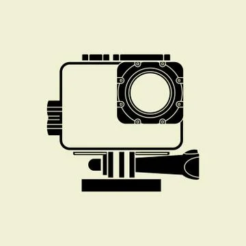 Action Camera Vector Design Stock Illustration