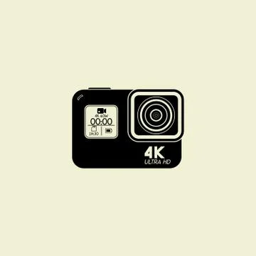 Action Camera Vector Design Stock Illustration