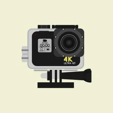 Action Camera Vector Design Stock Illustration