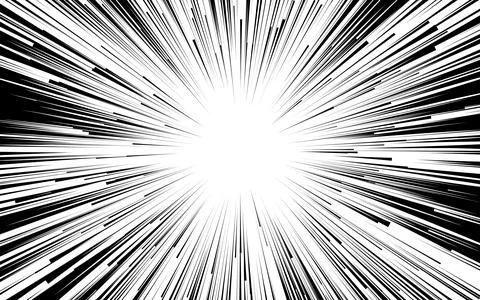 Action comic cartoon speed effects. Anime manga flash movement. Superhero m.. Stock Illustration