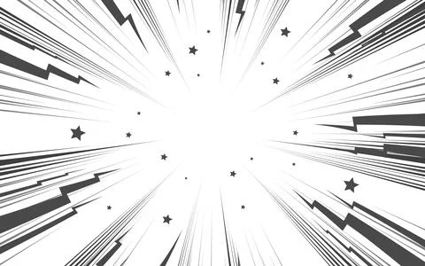 Action comic cartoon speed effects. Anime manga flash movement. Superhero m.. Stock Illustration