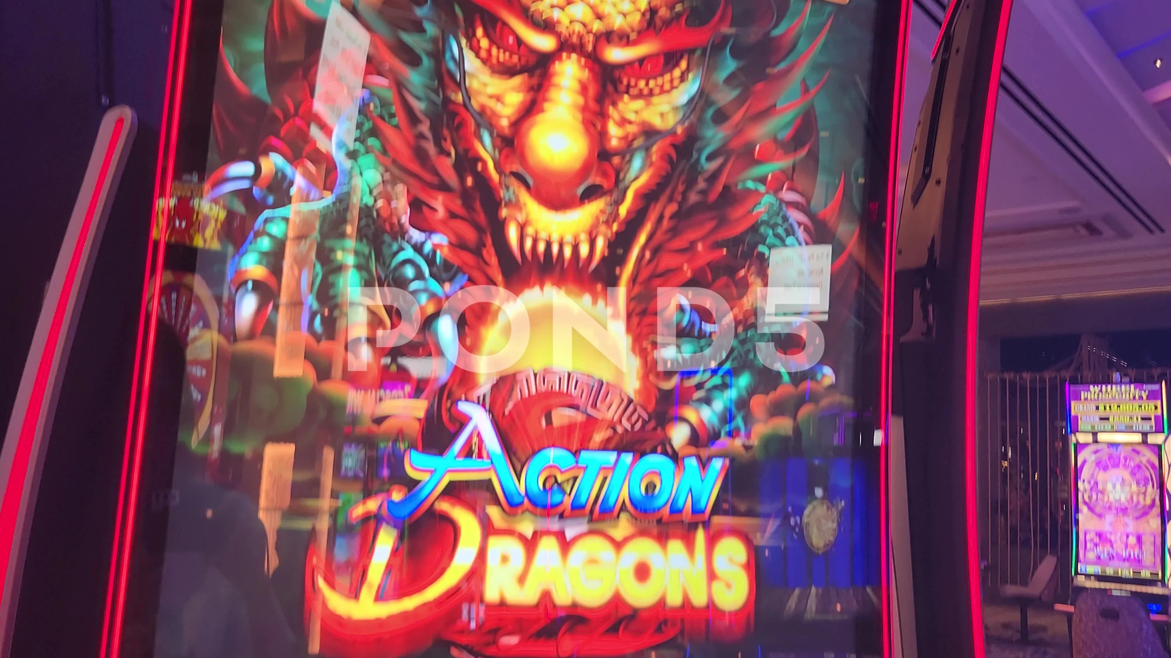 action dragons slot machine