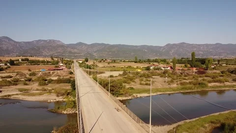 Action Drone Over Nature Bridge – 4K Aerial Footage Stock Footage 319688830