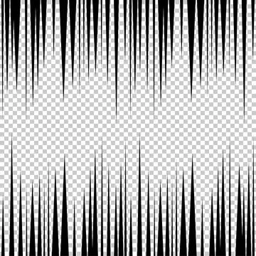 Action effect black speed lines for manga retro comic book, vertical up and down 스톡 일러스트