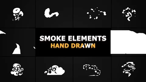 Action Elements Smoke Stock After Effects