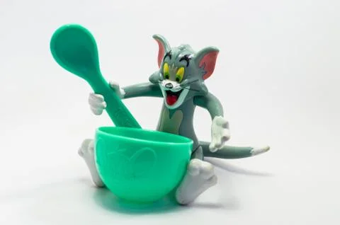 An action figure of Tom cat 写真素材