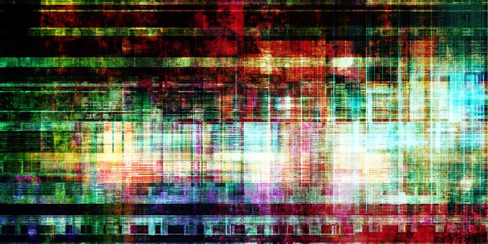 Action Game Texture With Scratched Interface Pattern Illustrazione stock