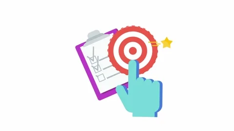 Action Icon. Call to action, CTA. Flat animation. Stock Footage 141418713