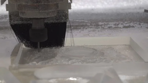 Action of milling machine with software control Stock Footage 118565652