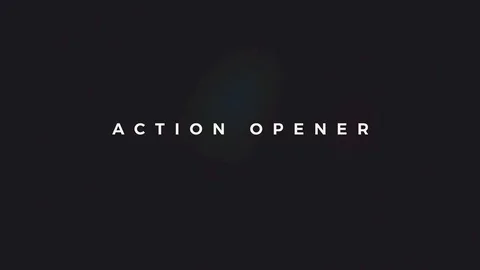 Action Opener ~ After Effects Template #78694407 | Pond5