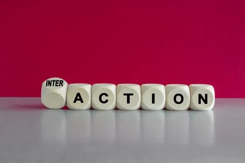 Action or interaction symbol. Stock Photos