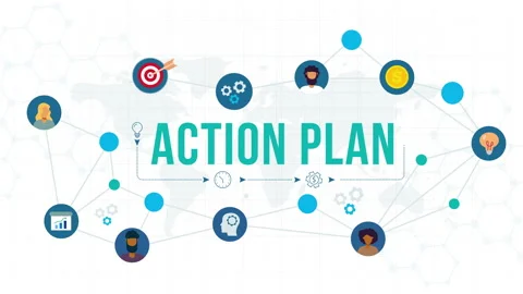 Action plan concept Stock Footage 172299158