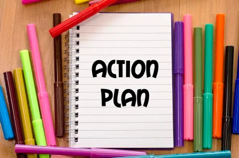 Action plan concept Stock Photos