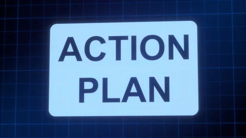Action plan-Holographic Video stock 141113055