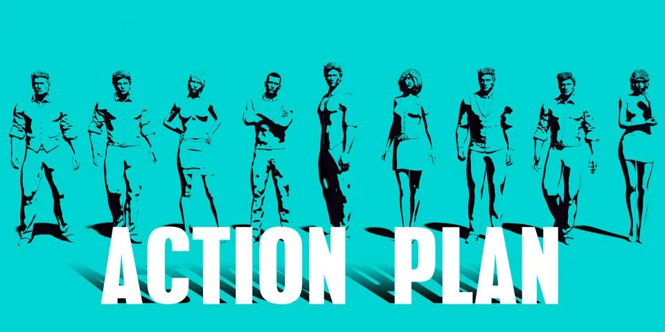 Action plan Stock Illustration