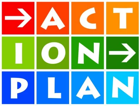 Action plan Stock Illustration