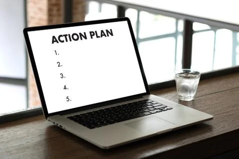ACTION PLAN Strategy Vision Planning , Creative Development Process , busines Stock Photos