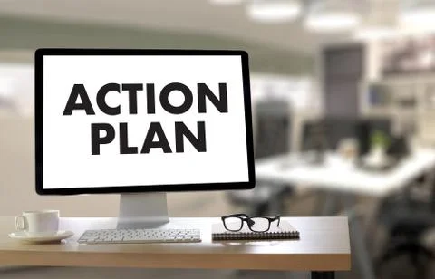 ACTION PLAN Strategy Vision Planning , Creative Development Process , busines Stock Photos