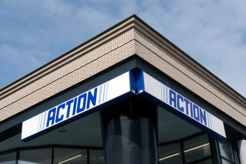 Action retail store Stock Photos