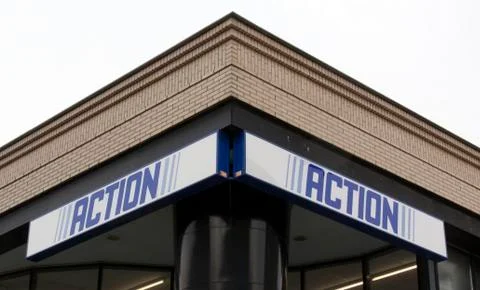 Action retail store Stock Photos