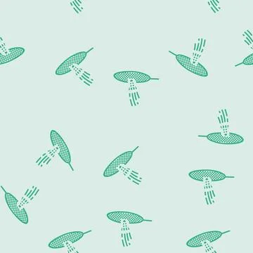 Action shuttlecock racket glyph seamless pattern Illustrazione stock